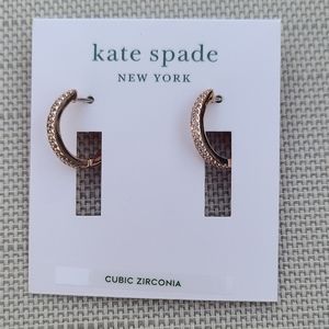 Kate spade small hoop earrings